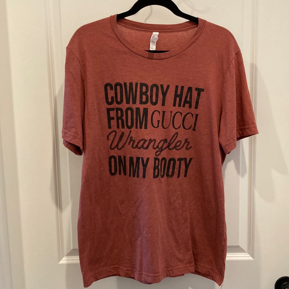 UEC Western Graphic T-Shirt Cowboy Hat from Gucci, Wrangler on my Booty LG